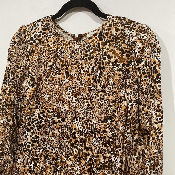 Wilfred Baroque Dress Leopard Size 2 - Picture 6 of 12